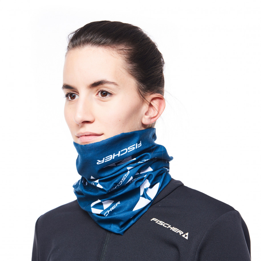 Šátek Fischer CI-Logo Navy/White