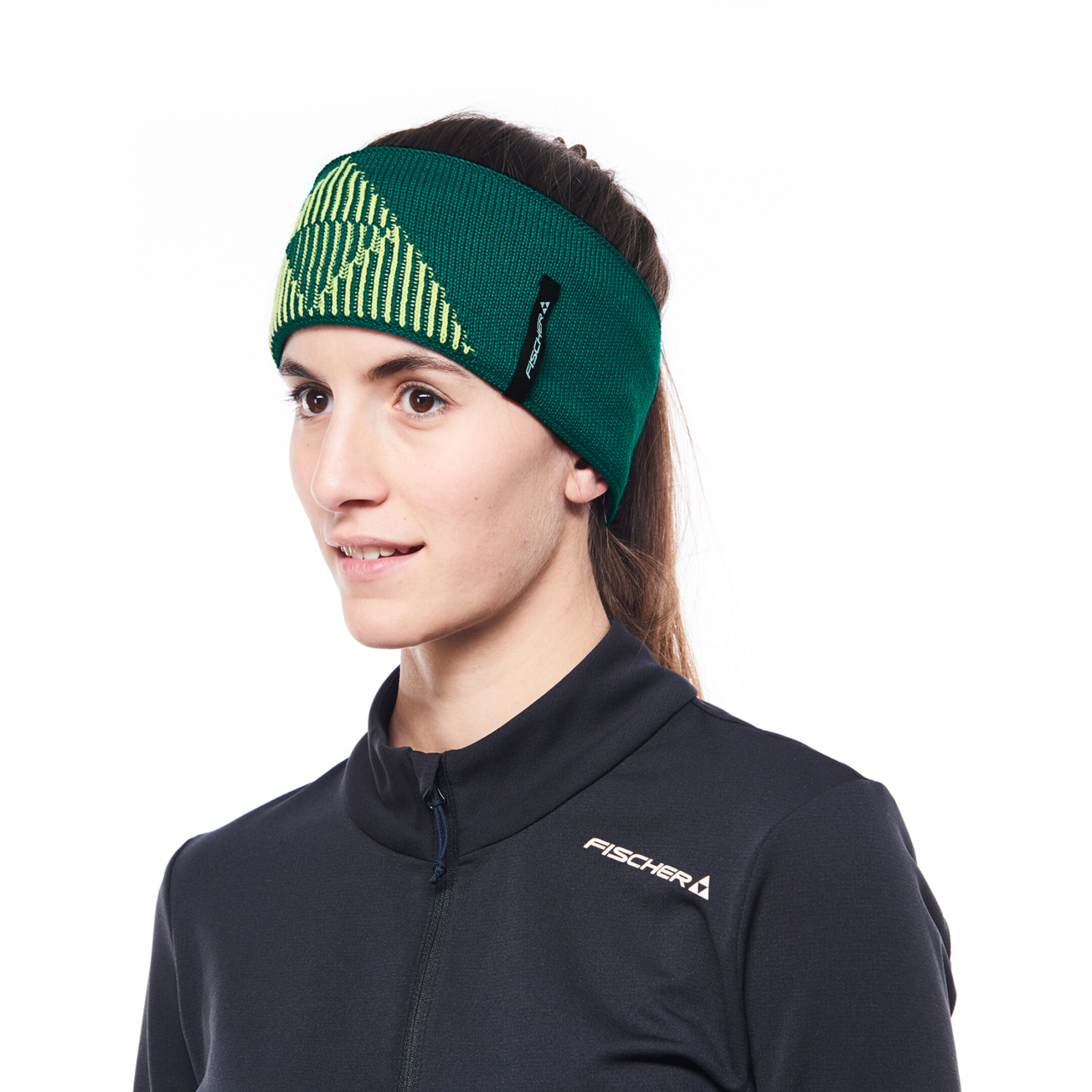 Čelenka Fischer Gerlos Dark Green/Neon Yellow