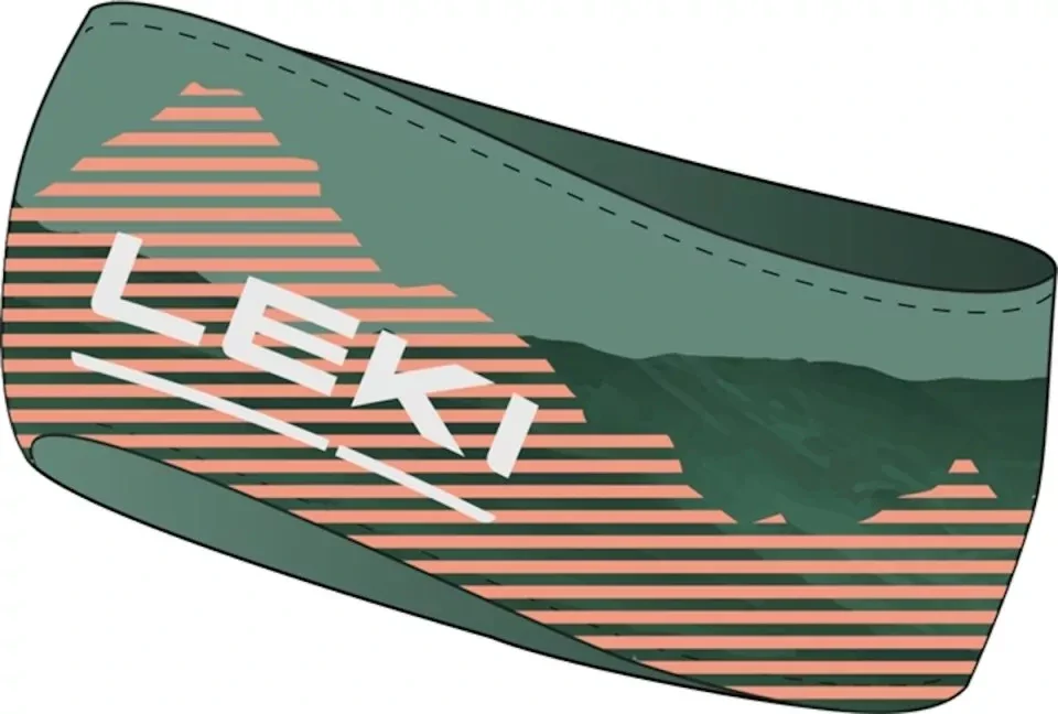 Leki XC Headband Creme de Menthe/Papaya punch