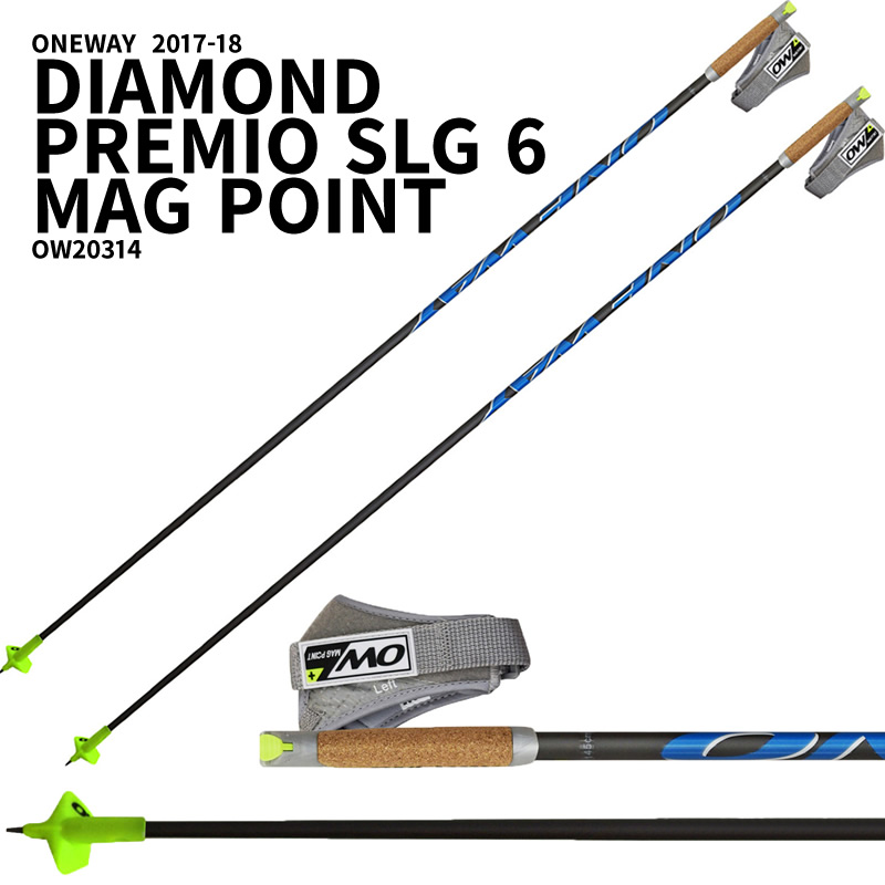 Běžecké hole One Way Premio SLG 6 Mag Point 2017/2018