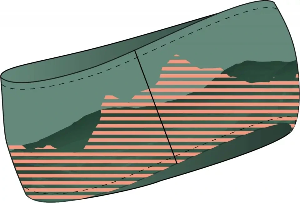 Leki XC Headband Creme de Menthe/Papaya punch