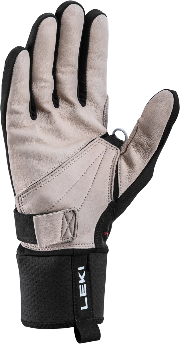 Běžecké rukavice Leki PRC Premium Shark Black/Sand vel.7,5