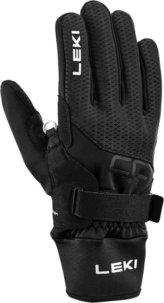 Běžecké rukavice Leki CC Nordic Thermo Shark Black