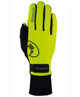 Běžecké rukavice Roeckl Lafox Neon Yellow