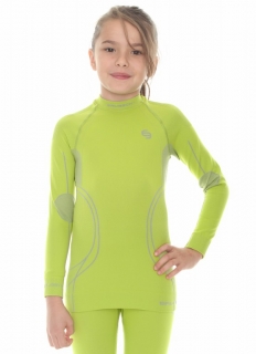 Dívčí Thermo triko Brubeck LS11450 žluté