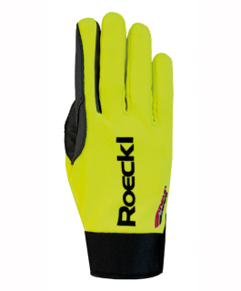 Běžecké rukavice Roeckl Lit Neon Yellow