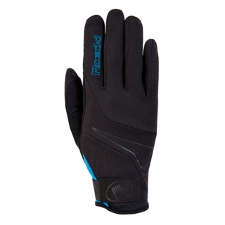Běžecké rukavice Roeckl Lillby Jr. Black/Blue