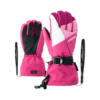 Rukavice Ziener Lani GTX Junior Pink Bloosom