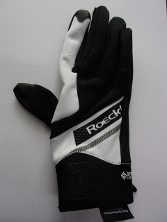 Běžecké rukavice Roeckl Lidhult Black/White