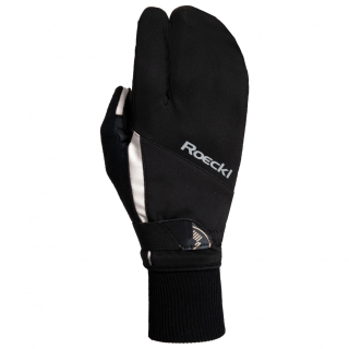Běžecké rukavice Roeckl Lappi Trigger Black/White